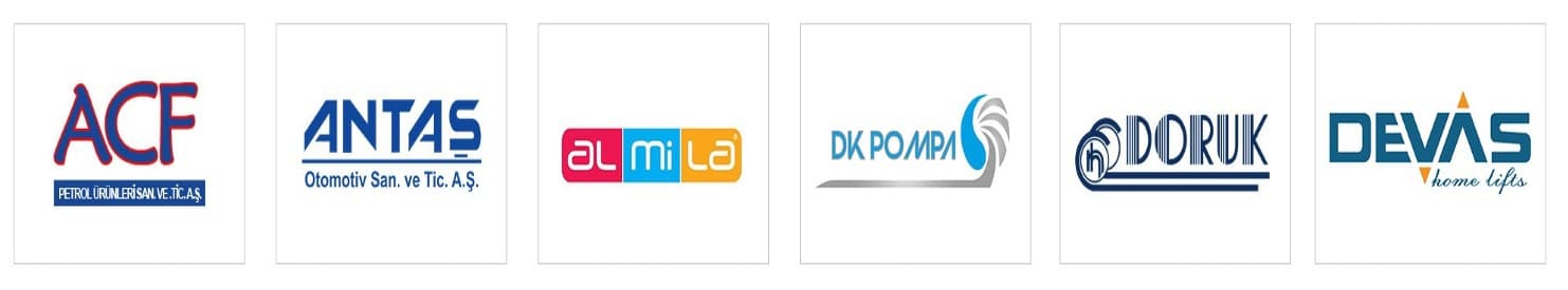 TEKNOR'un birlikte çalıştığı işletmelerden logolar